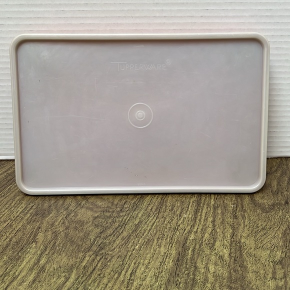 Tupperware Cold Cuts Deli Meat Hot Dog Bacon Keeper Container Orange Red - Picture 4 of 17